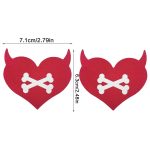 Devil Horns Heart Pasties - Image 4