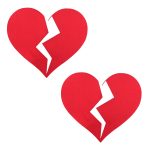 Broken Heart Breast Stickers