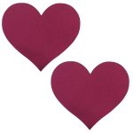 Wild Love Vinyl Heart Nipple Cover Pasties - Image 8