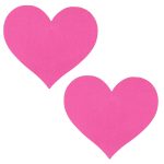Wild Love Vinyl Heart Nipple Cover Pasties - Image 2