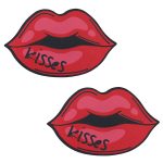 Kisses Red Lips Nipple Pasties