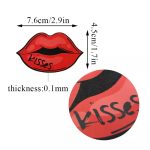 Kisses Red Lips Nipple Pasties - Image 2