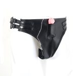 Strap-On Single Vibrating Dildo Pants - Image 2