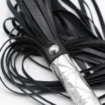 Silver Handle Spanker Flogger - Image 2