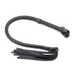 Black Single Tail Whip - 85 cm / 33.5 inch - Image 3