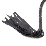 Black Single Tail Whip - 85 cm / 33.5 inch - Image 4