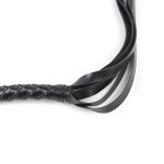 Full Black PVC Bondage Whip - Image 4