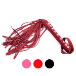 Suede Leather Nail Handel Whip - Image 6