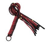 Red and Black Duel Braided Rope Flogger - Image 8