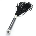 Metal Handle With Faux Leather Whip - Image 2