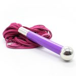 Metal Handle With Faux Leather Whip - Image 4