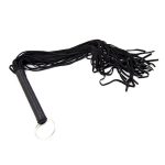 Ribbon Handle Leather Flogger - Image 2