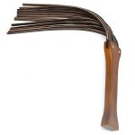 Cowhide Tassel Fun Wooden Flogger - Image 3