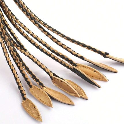 Premium Leather Cat O' Nine Tails Whip - 60cm