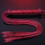 Premium Leather Cat O' Nine Tails Whip - 80cm - Image 4