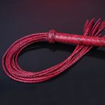 Premium Leather Cat O' Nine Tails Whip - 80cm - Image 5