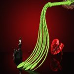 Premium Leather Cat O' Nine Tails Whip - 64cm - Image 6