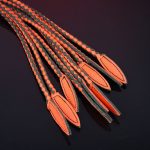 Premium Leather Cat O' Nine Tails Whip - 64cm - Image 11