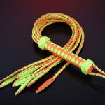 Premium Leather Cat O' Nine Tails Whip - 64cm - Image 4