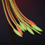 Premium Leather Cat O' Nine Tails Whip - 64cm - Image 5