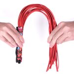 Patterned Handle Riding Whip