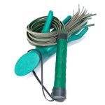 Green Leather Role-Playing Whip