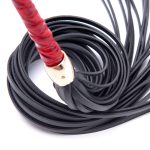 Long Handle Snakeskin Horse Riding Crop - Image 2