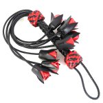 Handcrafted Leather Rose Flogger - Image 9
