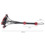 Handcrafted Leather Rose Flogger - Image 2