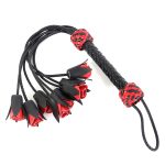 Handcrafted Leather Rose Flogger - Image 4
