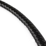 Black Leather Long Whip - Image 4