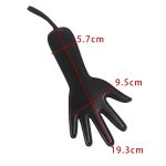 Black Leather Emulational Hand Paddle - Image 5