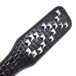 Alligator Sheepski Paddle With Chrome Button - Image 2