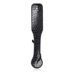 Alligator Sheepski Paddle With Chrome Button - Image 3