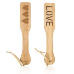Bamboo Spanking Paddle With Heart Or Love - Image 6