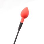 Red Silicone Heart Riding Crop - Image 3