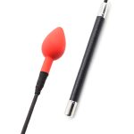 Red Silicone Heart Riding Crop - Image 4