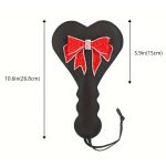 Red Bowtie Leather Paddle - Image 4