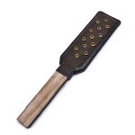 Premium Leather Solid Wood Handle Paddle - Image 6