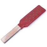 Premium Leather Solid Wood Handle Paddle - Image 7