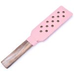 Premium Leather Solid Wood Handle Paddle - Image 9