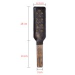 Premium Leather Solid Wood Handle Paddle - Image 5