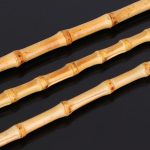 Sophisticated Bamboo Cane with Leather Handle - Image 2
