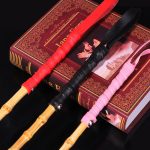 Sophisticated Bamboo Cane with Leather Handle - Image 3