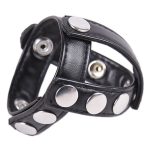 Strict Leather Snap-On Cock and Ball Harness - Image 4