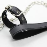 Buckling Cock Ring And Chain Leash Set - Image 2