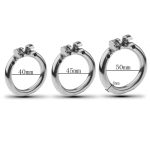 Flat Plum Blossom Hole Chastity Cage - Image 5