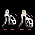 Cobra Metal Chastity Cock Cage - Bend - Image 3