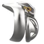 HT-V4 Nub Metal Chastity Cock Cage - Image 4