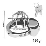 Penis Bondage CB Chastity Lock - Adjustable Ring - Image 4